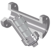 YS33C8-005C | 1/2 CPVC Y-STRAINER FLANGED FKM C8 MESH | (PG:104) Spears
