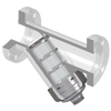 YS33P8-005CL | 1/2 PVC CL Y-STRAINER FLANGED FKM P8MESH | (PG:103) Spears