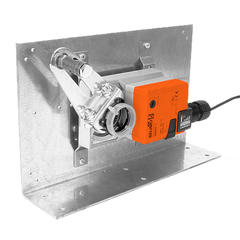 Belimo ZG-103 Universal right angle bracket (7-1/2" H x 11" W x 2-3/4" base). | Midwest Supply Us