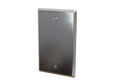 ACI A/AN-SP 10K ohm Type III | Stainless Steel Wall Zone Plate with Override Temperature Sensor | Midwest Supply Us