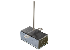 ACI A/CP-D-6"-GD 10K ohm Type II | Duct Temperature Sensor | Sensor Length: 6 inch | Galvanized Housing Enclosure Box | Midwest Supply Us