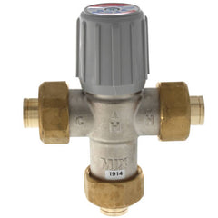 Resideo AM100-US-1LF AM-1 SERIES LEAD FREE MIXING VALVE, 1/2", 100-145F, UNION SWEAT. | Midwest Supply Us
