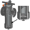 BS23P6-060 | 6 PVC BASKET STRAINER FLANGED EPDM P6 MESH | (PG:295) Spears