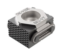 Jergens DK2-VTI-S LOW-PROFILE CLAMP, W/SMOOTH JAWS | Midwest Supply Us