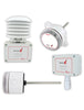 BTT-R25-1 | Outside Air Temperature Transmitter with 4 to 20 mA Output with solar radiation shield | Dwyer