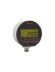 Dwyer Instruments DPG-205 Digital pressure gage | selectable engineering units: 100.0 psig | 7.03 kg/cm² | 6.895 bar | 203.6" Hg | 230.7 ft w.c. | 224.8 ft seawater @ 4°C | 689.5 kPa | 1600 oz/in² | 2768" w.c. | 6895 mbar | 7031 cm w.c. | 5172 mm Hg. | Midwest Supply Us