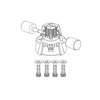IND-PR03 | Linkage with position indicator for L valves | Belimo