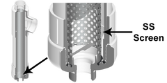 Spears FL-4A 3X1-1/4 PVC FILTER CAP WITH/O-RING | Midwest Supply Us