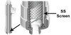 FL-150-1 | 150 MESH S/S SCREEN ONLY | (PG:020) Spears