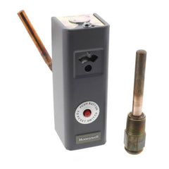 Resideo L4006E1000 AQUASTAT. BREAK ON RISE. MANUAL RESET. 130-270F. 250F STOP. 1 1/2 INSULATION DEPTH. 1/2" WELL INCLUDED. | Midwest Supply Us