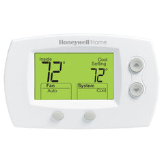 HONEYWELL RESIDENTIAL TH5220D1029 Premier White 24v/750 Millivolt Focus Pro Multi Stage Non Programmable Dual Powered Digital Thermostat 2 Or 3 Wire 2H-2C 5.09 Sq. Inch Includes Backlight 40-90F (coo-MX) | Midwest Supply Us