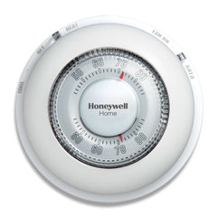 HONEYWELL RESIDENTIAL T87N1000 Premier White 24v Mercury Free Heating/Cooling Round Thermostat For Conventional/gas Heat Pump Oil Electric Forced Warm Air Steam And Gravity 2 & 3 Wire Applications 1H-1C 40-90F | Midwest Supply Us