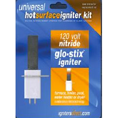 IGNITERS DIRECT URK120VF FLAT UNIVERSAL HOT SURFACE IGNITER KIT REPLACES HSIDRYER IGNITER | Midwest Supply Us