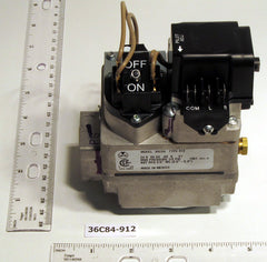 WHITE-RODGERS 36C84-912 24v Gas Valve 3/4" X 3/4" Redundant (Pilot) Valve Fast Opening 1/4" Pilot Fitting LP Kit 2 Each Extra Jumpers And 30" Leads Plug In Pilot Socket On Top Reducer Bushings 1/4" Quick Connect Terminals (C | Midwest Supply Us