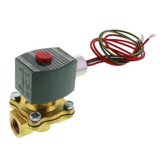 ASCO CONTROLS 8210G007 120/60 110/50vac 1/2" NPT. 2 Way N.C. Brass Solenoid Valve For Air Water Light Oil 300 PSI Max. 5 PSI Min. 20095 | Midwest Supply Us