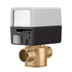 CALEFFI Z45 24v 3/4" Sweat 2 Way N.C. Zone Valve 7.5 Cv 20 PSI Aux. Switch 18" Leads Replace | Midwest Supply Us