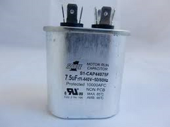 YORK S1-CAP44075F Caprun Single7.5mfd440vflat | Midwest Supply Us