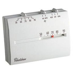 ROBERTSHAW 9200H White 24v Mercury Free Horizontal Mount Thermostat 50-90F 1H-1C Replaces 255-404 CM200 | Midwest Supply Us