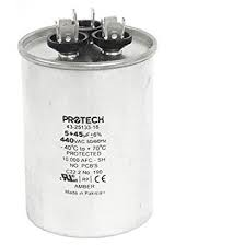 RHEEM 43-25133-16 Capacitor - 45/5/440 Dual Round | Midwest Supply Us
