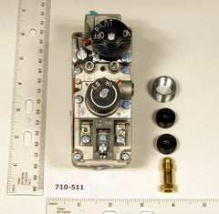 ROBERTSHAW 710-511 1/2" X 3/8" Millivolt Low Profile Gas Valve Used W/1819 (For LP Conversion Use 1751-021) 7000mvrb-4lc 7000mvrb-4-lc & 7000mvrb-3-lc Used | Midwest Supply Us
