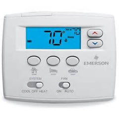 WHITE-RODGERS 1F86EZ-0251 24v/millivolt Blue Easy Set Digital Non Programmable Thermostat With Three Temperature Pre-sets & Back Light 45-90F 1H-1C | Midwest Supply Us