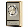 T498B1512 | 120/208/240v DPST Beige Electric Heat Thermostat With Thermometer Positive Off Range Stops & Locking Cover 40-80F | HONEYWELL RESIDENTIAL