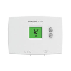 HONEYWELL RESIDENTIAL TH1110DH1003 24v/Millivolt Single Stage Dual Powered Focus Pro 1000 Digital Non Programmable Conventional/Heatpump Horizontal Mount Thermostat With Backlit Display 1H-1C 40-90F | Midwest Supply Us