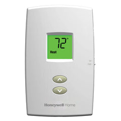 HONEYWELL RESIDENTIAL TH1100DV1000 24v Or 750mv Single Stage Pro 1000 Vertical Mount Non Programmable Heat Only Digital Thermostat With Backlit Display Battery Powered Or Hardwired 40-90F Replaces TH1100D1001 | Midwest Supply Us