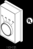 HC-101 | Room Humidistat 10-90% RH (Includes Insert To Convert to -404 Model) | SCHNEIDER ELECTRIC