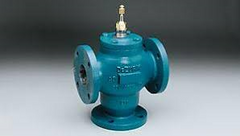 NOR'EAST CONTROLS V5013B1011 3" Flanged 3 Way Mixing Globe Valve 100 Cv 3/4" Stroke | Midwest Supply Us