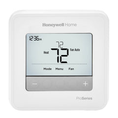 HONEYWELL RESIDENTIAL TH4110U2005 24v/Millivolt T4 Pro 7 Day 5-2 5-1-1 Programmable/Non Programmable Thermostat With Stages Up To 1 Heat/1 Cool Heat Pumps or 1 Heat/1 Cool Conventional Systems 40-90F | Midwest Supply Us