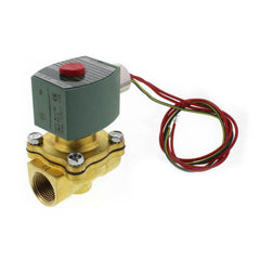 ASCO CONTROLS 8210G095LF Lead Free 120/60 110/50 Vac 3/4" NPT. 2 Way N.C. General Purpose Brass Solenoid Valve For Air & Water Min. Pressure Is 0 PSI 150 PSI Max 180F | Midwest Supply Us