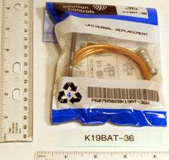 BASO GAS PRODUCTS K19AT-36H 36" Super Slim Jim Universal Thermocouple | Midwest Supply Us