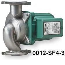 TACO 0012SF Stainless Steel Circulator W/1-1/2" Flanges 1/8 HP Replaces 0012BF4 | Midwest Supply Us