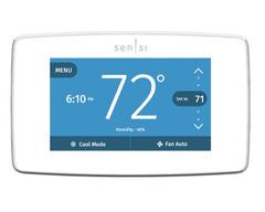 WHITE-RODGERS 1F95U-42WFS 24v Sensi Touch Smart Thermostat Silver Smart Home Compatible with Apple HomeKit Amazon Alexa Google Assistant and SmartThings | Midwest Supply Us