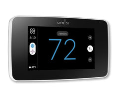 WHITE-RODGERS 1F96U-42WF 24v Sensi Touch 2 Smart Thermostat White Works with Sensi Room Sensors Remote Access Via Smartphone Tablet or PC | Midwest Supply Us