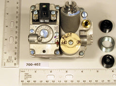 ROBERTSHAW 700-402 24v 1/2" X 3/4" Combination Standing Pilot Gas Valve 240000 BTU Includes LP Kit Side Outlet & Bushings Replaces 7000BER 4E4-501-517 300-501-571 | Midwest Supply Us