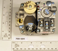 ROBERTSHAW 700-504 1/2" X 3/4" Millivolt Natural Gas Valve 3.5" WC 240000 BTU Incldes One Bushing 7000BMVR Replaces 345-701-402 448-701-442 345811402 | Midwest Supply Us