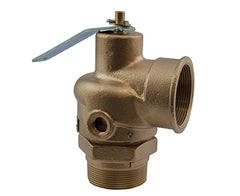 CONBRACO 1220508 Steam Pressure Relief Valve 2" X 2" 15 PSI Brznb Cert 2500 LBS/HR | Midwest Supply Us
