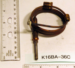 BASO GAS PRODUCTS K16BA-36H Thermocouple 36" | Midwest Supply Us
