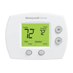 HONEYWELL RESIDENTIAL TH5110D1022 Premier White 24v/750 Millivolt Focus Pro Non Programmable Dual Powered Digital Thermostat *with Large Display* 2 Or 3 Wire 1H-1C 2.98 Sq. Inch 40-90F Replaces TH5110D1006 ******************** | Midwest Supply Us