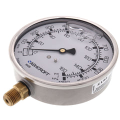 Ashcroft 1001008AL02L-0/160 4"LIQ.FILL 0/160#,LOWER 1/4" | Midwest Supply Us
