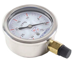 Auburn S100-295 2.5" LiqFill 1/8"BottMt Gauge | Midwest Supply Us