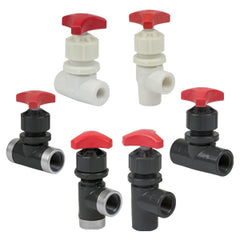Spears 5591-005 1/2 PVC GLOBE PATTERN NEEDLE VALVE THREAD | Midwest Supply Us