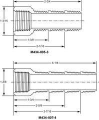Spears M434-005-3 1/2X3 CUT-OFF RISER EXT FPTXMPT(3) | Midwest Supply Us