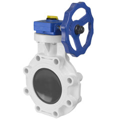 Spears 723321-020 2 PVC BUTTERFLY VALVE FKM W/GEAR OP | Midwest Supply Us