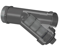 Spears YS32C12-010C 1 CPVC Y STRAINER SOC FKM C12 MESH | Midwest Supply Us