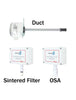 RHP-3D1B | Duct mount 3% RH/temperature transmitter with 4-20 mA RH output and 10K @ 25°C thermistor temperature output. | Dwyer Instruments