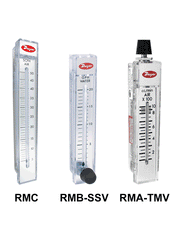 Dwyer Instruments RMB-57 Flowmeter | range 60-600 SCFH air. | Midwest Supply Us