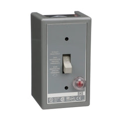 Square D 2510FG2P Fractional Horsepower Manual Starter, 16A, NEMA 1, 2-Pole, Toggle Operated, Red Indicator, 277VAC | Midwest Supply Us